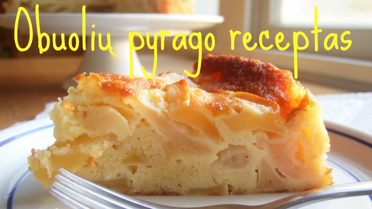 Pigus ir greitas obuolių pyragas