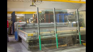 Macotec Strato Active 3.7 E Automatic Glass Cutting Table  - PG Building Glass Processing Cape Town