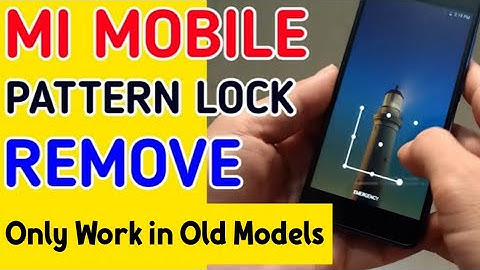 Mi xiaomi Pattern Lock Remove New Trick 2021 No Pc No Flashing | work in Old Models only