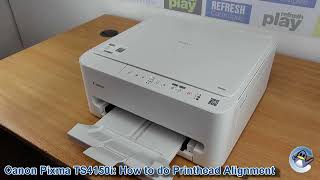 Canon Pixma TS4150i: How to do Automatic Print Head Alignment
