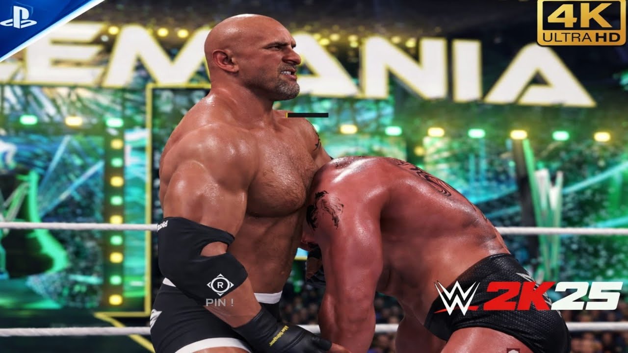 WWE 2K25 Goldberg Vs BrockLesnar Special Guest Refree Match