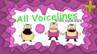 Beans | All Voicelines with Subtitles | Baldis Basics Plus