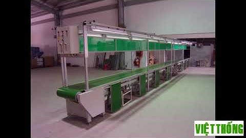 Hệ thống băng tải bàn con lăn công nghiệp