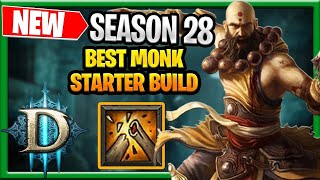 Diablo 3 New Season 28 Best Monk Starter Build Patterns Of Justice Tempest Rush Monk Diablo 3
