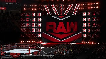 How to make wwe Raw 2021 Arena[WWE 2K20]