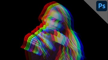 Split RGB channels | Red Green Blue portrait effect | PHOTOSHOP TUTORIAL