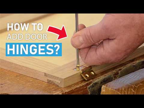 How to Add Hinges to a Cabinet Door