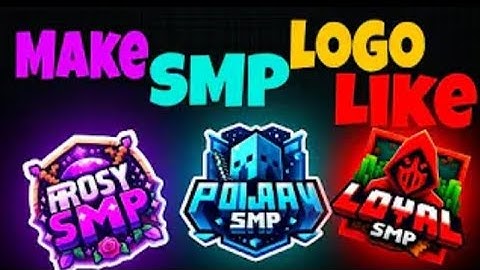 Make A Minecraft SMP Logo in Just One Click🤯(No Clickbat)