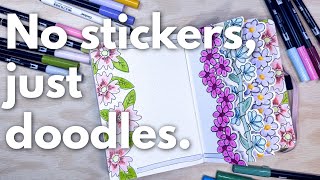 Doodle Dutch Doors | Create a Journal Spread With EASY Doodles