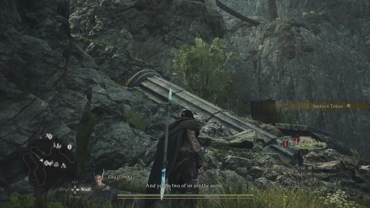 Dragon's Dogma 2 - Seeker's Token, statue in Wyrmsblood Forest, SW Battahl