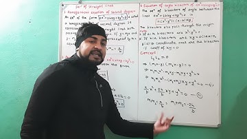 Basic concepts on "Pair of straight lines" for IOE,KU,POU and PU B.E entrance