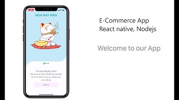 E-Commerce App Demo (React Native, Nodejs)