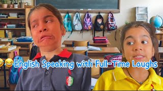 🤣😂English Speaking with Full-Time Laughs #englishlearning #funny #learn #learnenglish #english 