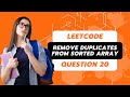 80. Remove Duplicates from Sorted Array II