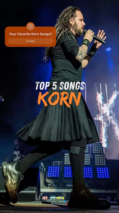 Korn’s top 5 songs from Spotify.#top5 #korn #spotify #numetal Follow and Share favorite Korn songs