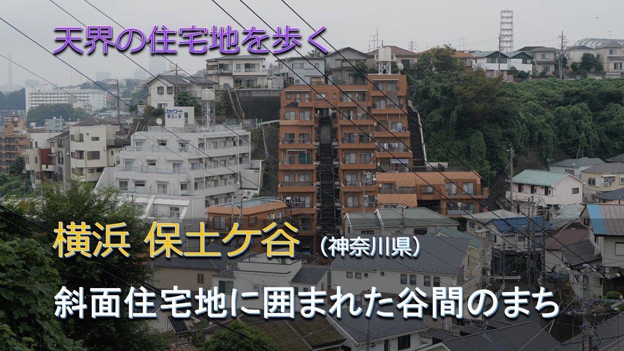 天界の住宅地を歩く 横浜 保土ケ谷（神奈川県）／斜面住宅地に囲まれた谷間のまち