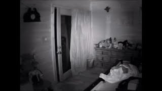 Door Caught Opening On Security Camera!