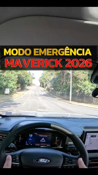 Modo de emergência Nova Ford Maverick 2025! Novo ADAS e a condução semiautônoma está muito melhor!