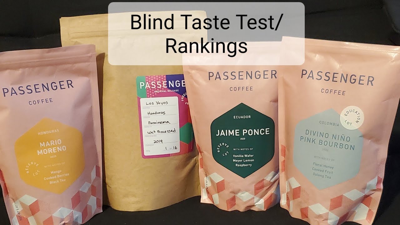 Blind Taste Test and Rankings ft. Passenger Coffee