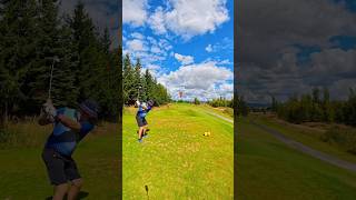 155 meters to the pin, Solid strike #golf #golfmoments #golfswing #golfcourse #par3