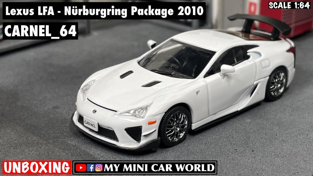 MY MINI CAR WORLD』UNBOXING CARNEL_64 1/64 Lexus LFA - Nürburgring