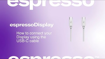 How to connect to your device using espresso USB-C cable