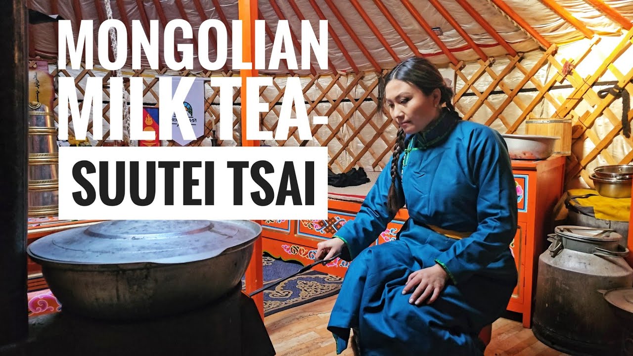 КАК ПРИГОТОВИТЬ МОНГОЛЬСКИЙ МОЛОЧНЫЙ ЧАЙ - Суутэй цай | Что монголы едят зимой?
