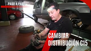 🚗🧰 Así se cala y se monta la distribución en una C15 (sin liarla) ✅