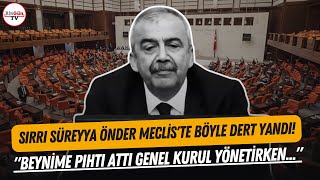 Meclis'te Parmak Sallama Kavgası! Sırrı Süreyya Önder: 