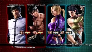 205 - Tekken Tag Tournament 2 - Coouge (Nina/Zafina) vs hannibal336 (Forest Law/Marshall Law)