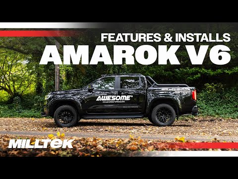 Visible tailpipes for the VW Amarok V6 - Milltek Axle Back