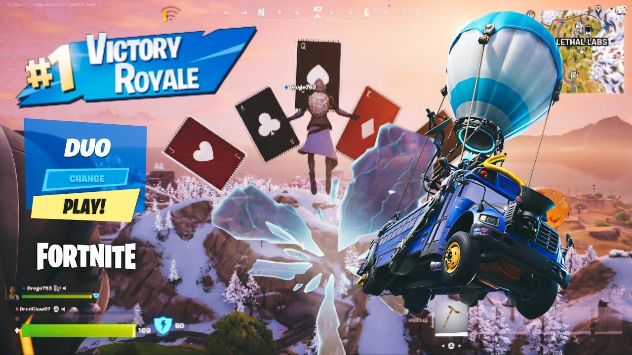 Fortnite | SHOLAY! DUO Epic Win Gameplay Full Game PS5