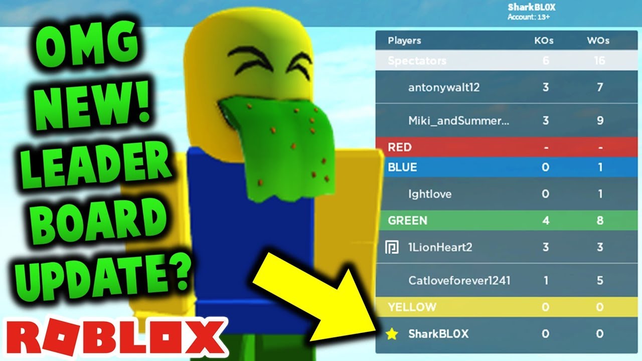 The Roblox Leaderboard Got Updated Again Youtube - old roblox leaderboard