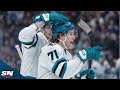 Sharks' Macklin Celebrini Shows Quick Hands On Wicked Snap Shot Vs. Blackhawks