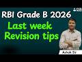 RBI Grade B 2026 Phase 1 Exam | General Awareness for RBI Grade B | RBI Grade B 2026