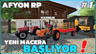 UZUN ZAMAN SONRA İLK ROLEPLAY❗AFYON'DA KURULAN ÜÇ ÇİFTLİĞİN MACERASI BAŞLIYOR #FS22 #roleplay