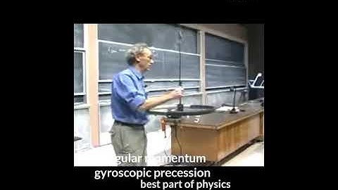 gyroscopic precession by walter Levin best explanation