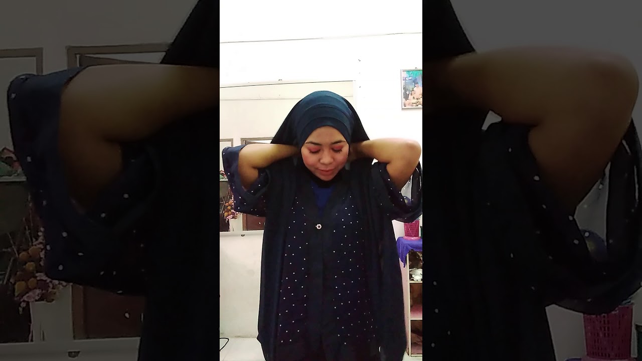 Pakai tudung bawal 