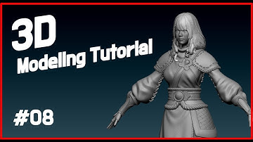 | Johnnny 3D | 8 | 3D 캐릭터를 만들어보자 3D Character Modeling tutorial | zbrush & 3dmax |