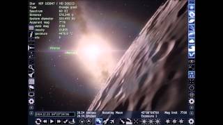 SpaceEngine exploring the Earth and Moon 60fps