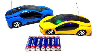 6 minutes satisfying with unboxing | remote control car unboxing | 3d light remote control car