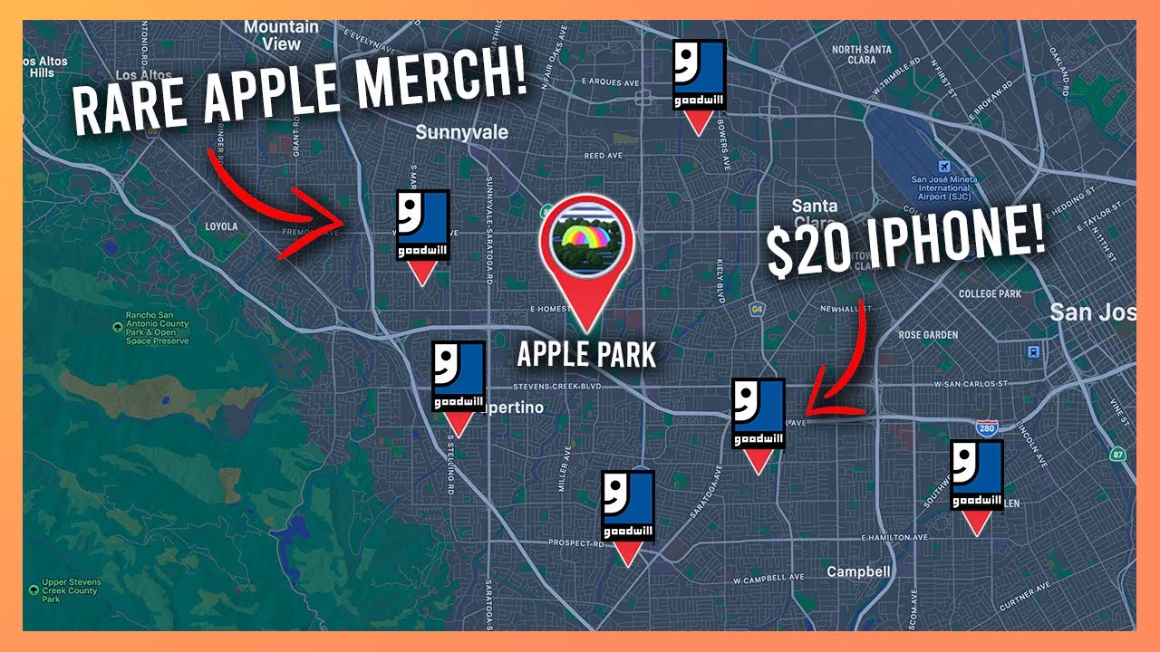 Thrift shopping near Apple Park was a GREAT idea