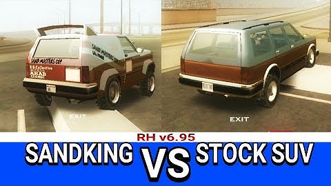 Sandking Have Special Suspension Offroad Compare to Stock SUV - Realistic Handling v6.95 - GTA SA