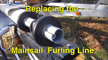 Ep 25: Replacing the Mainsail Furling Line