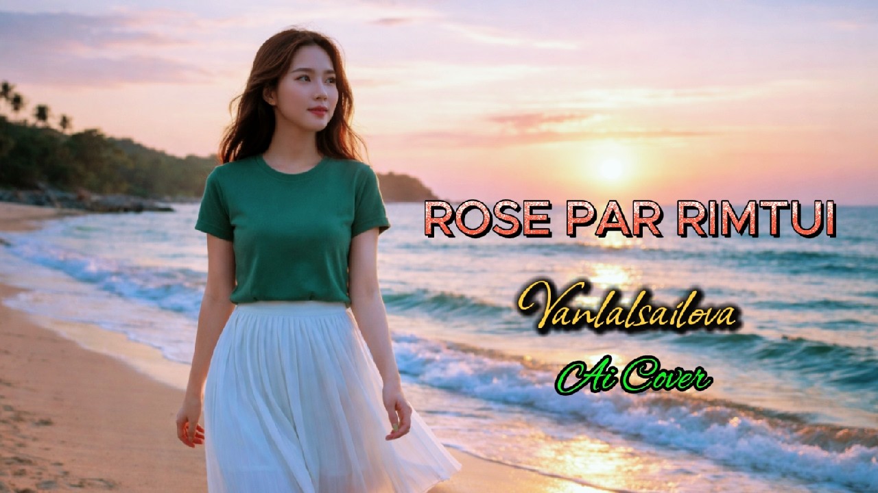 Rose par rimtui min thliah la - Vanlalsailova style [cover] #ai #mizo #viral