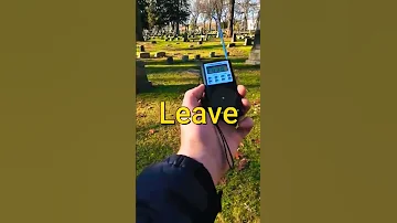 Voices Heard During This Intense Spirit Box Session At This Haunted Cemetery Shorts 