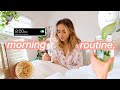 8am productive morning routine realistic self care  healthy habits