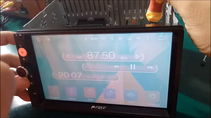 Pumpkin RQ0278 adjust the anamorphose of the screen after change mainboard