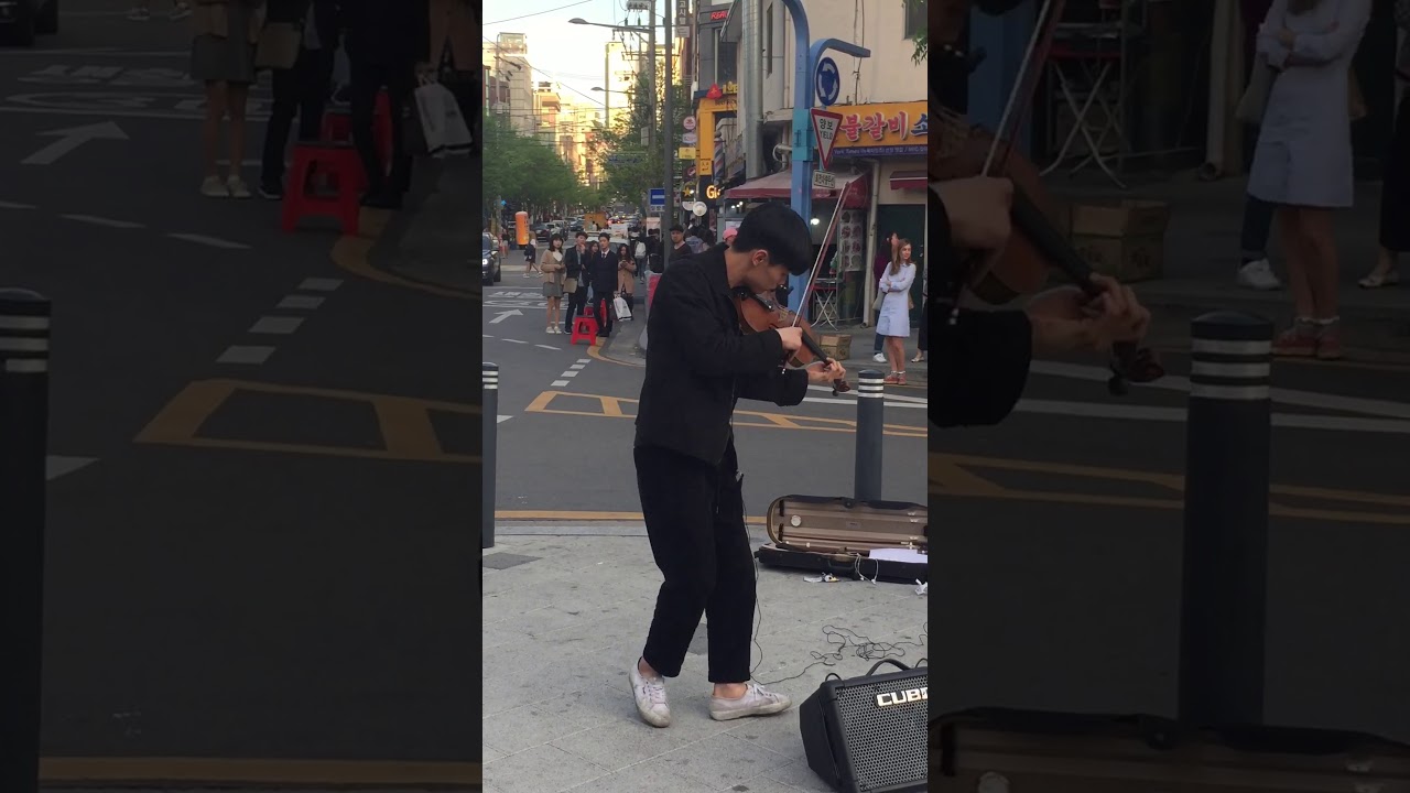 180421 홍대버스킹 가능동 신예찬 - 하울의 움직이는 성 인생의 회전목마