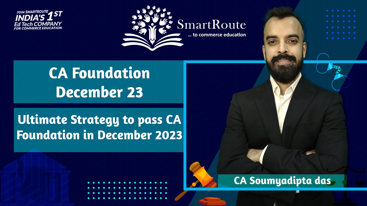 Ultimate Strategy to pass CA Foundation in December 2023 #cafoundation ...